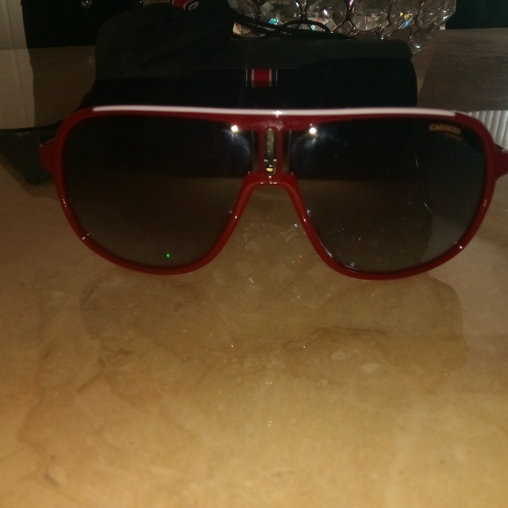 Designer Unisex Carrera Red Sunglasses
